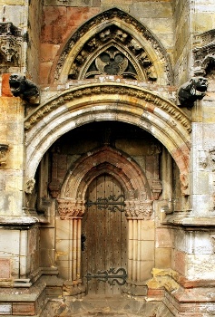 Featured is a photo of a medeival cathedral...a magnificent example of gothic architecture ... location unknown.  Does anyone know where this is ...?